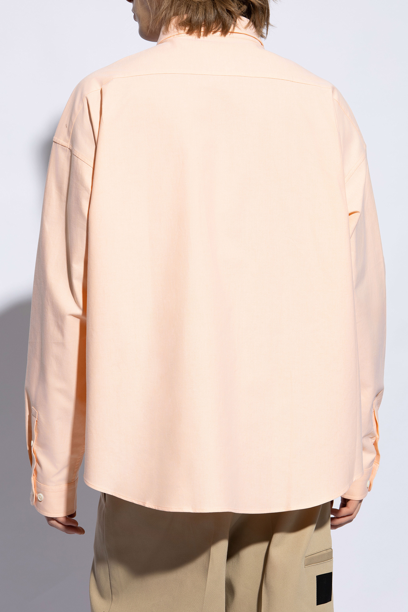 Orange Shirt with embroidered logo Givenchy - Vitkac AS